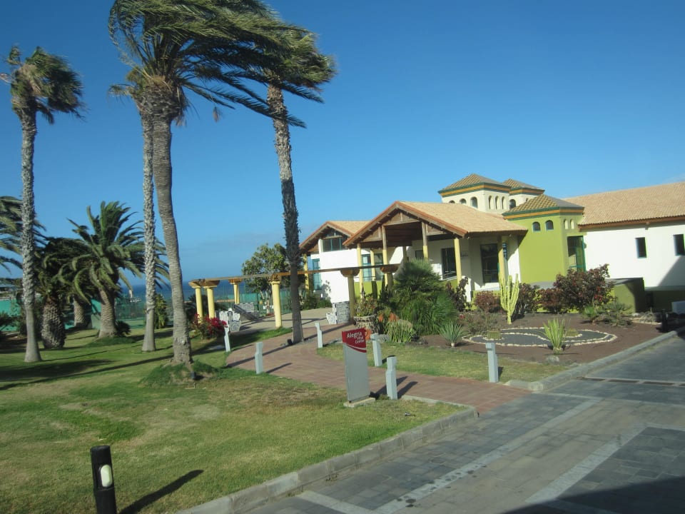 Gartenanlage des Eingangsbereiches Aldiana Club Fuerteventura