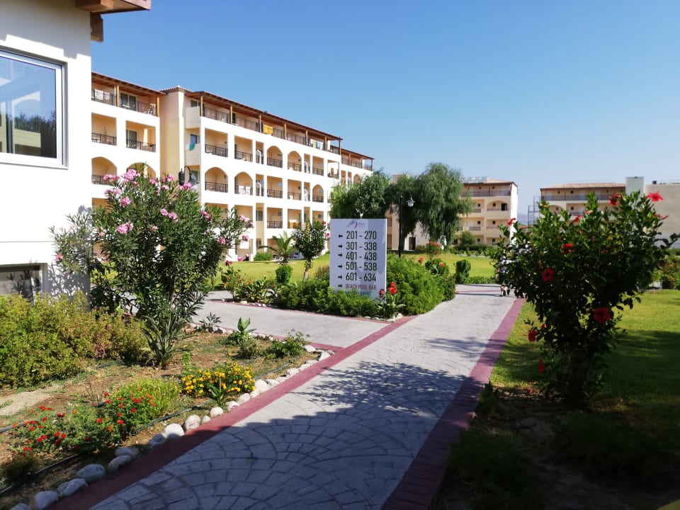 Gartenanlage Myrina Beach Hotel