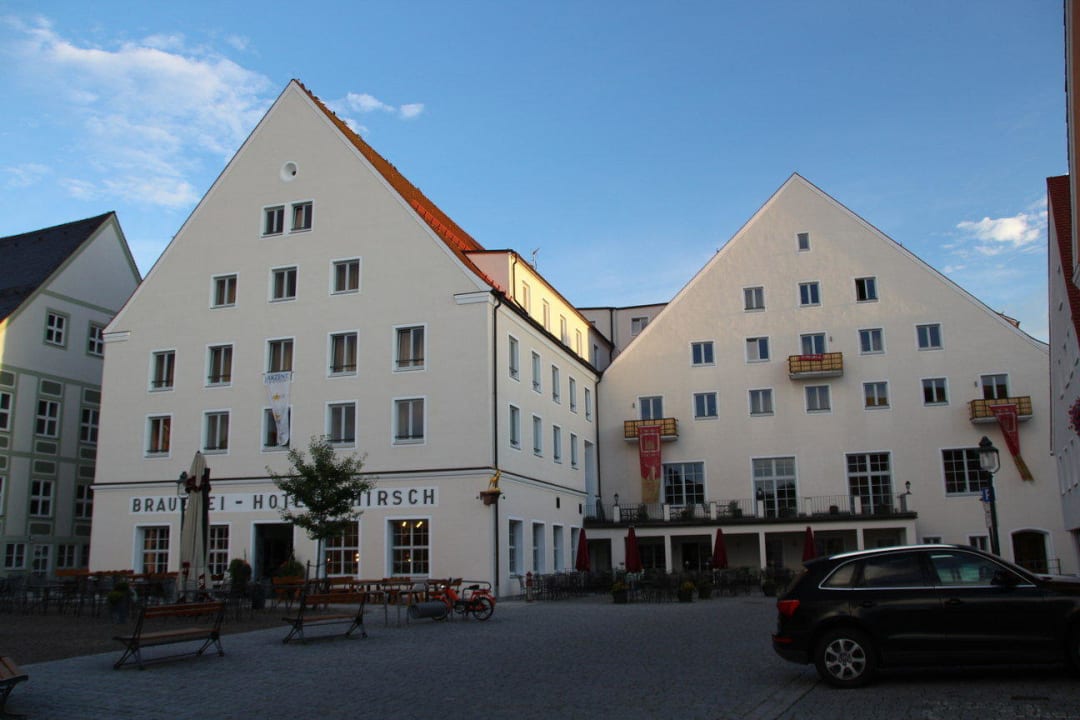 Ansicht vom Marktplatz AKZENT Brauerei Hotel Hirsch