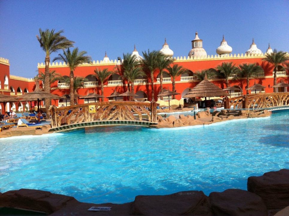 Hauptpool Pickalbatros Alf Leila Wa Leila Resort - Neverland Hurghada