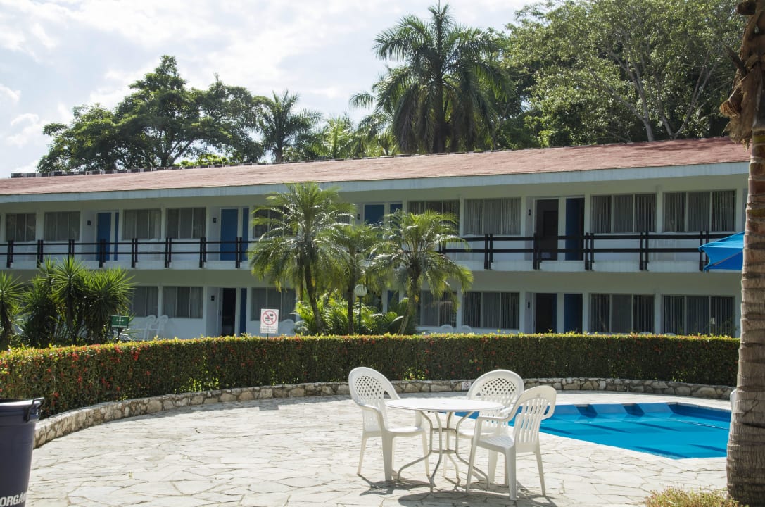 Blick auf die Zimmer Hotel Mision Palenque