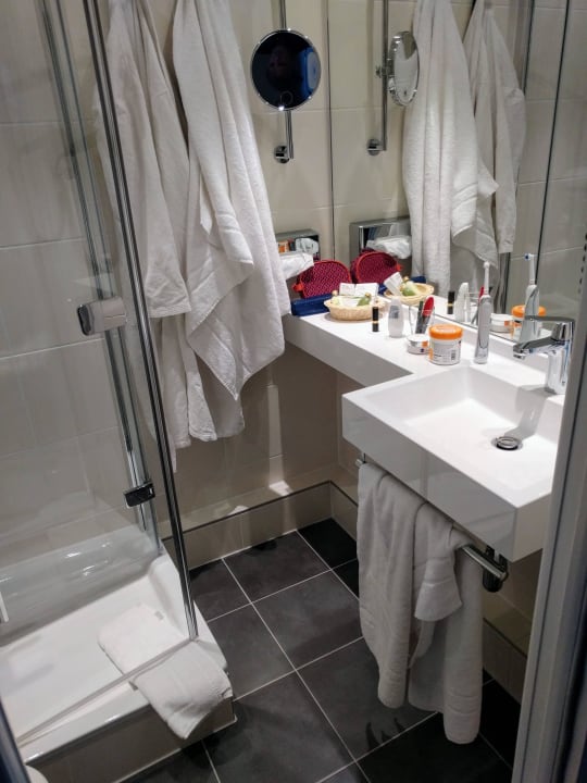 Blick ins Bad Hotel Comfort Inn O' Hare Airport