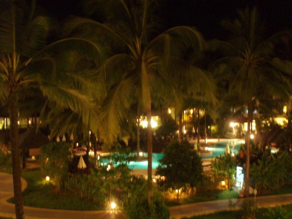 Ausblick bei Nacht Khaolak Orchid Beach Resort