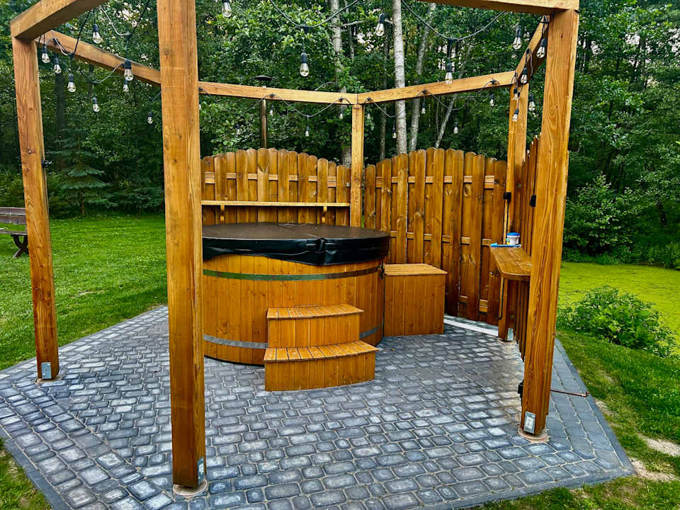 Gartenanlage Bauernhof Perla Zabytkowa Chata Mazurska