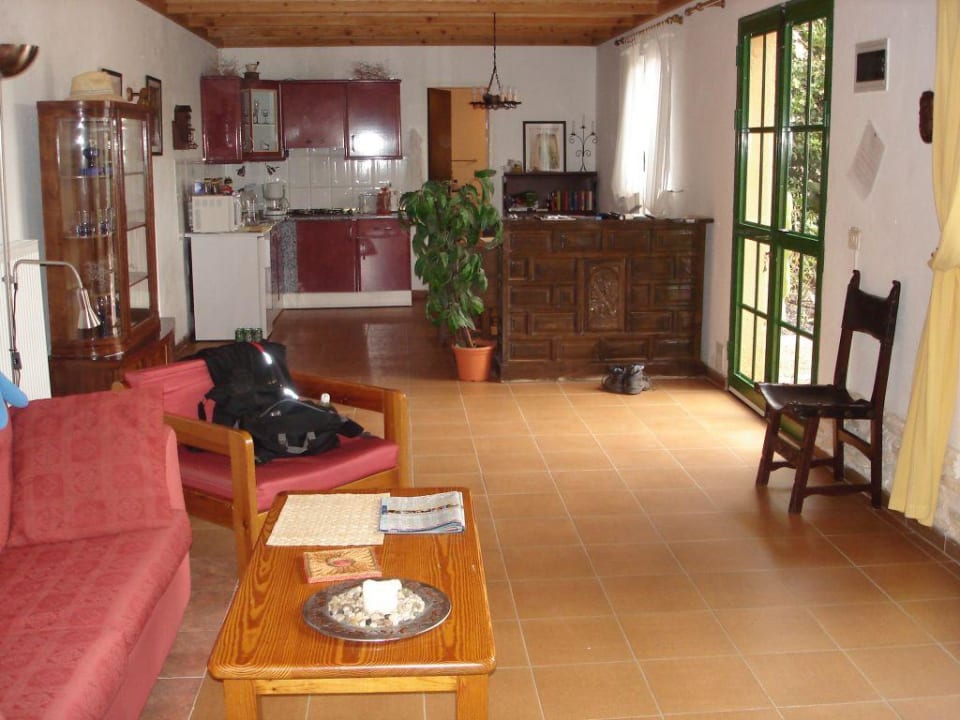 Wohnzimmer und Küche Finca Arico