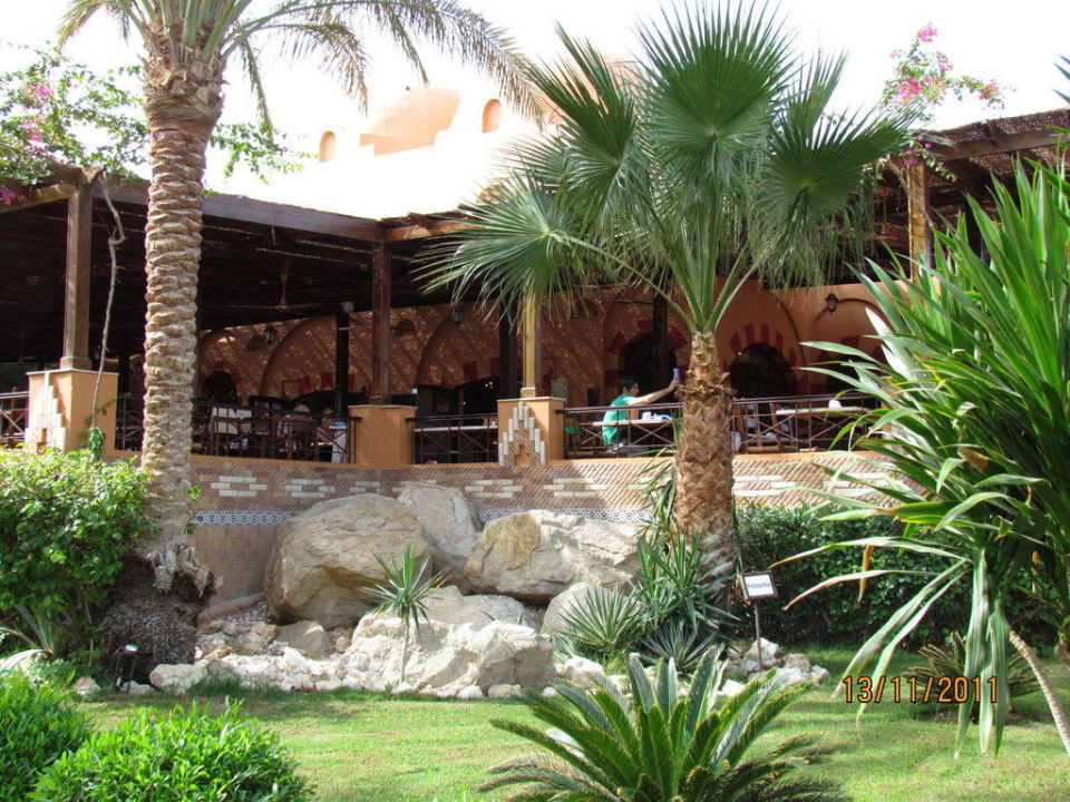 Außenterrasse  Jaz Makadi Oasis Resort