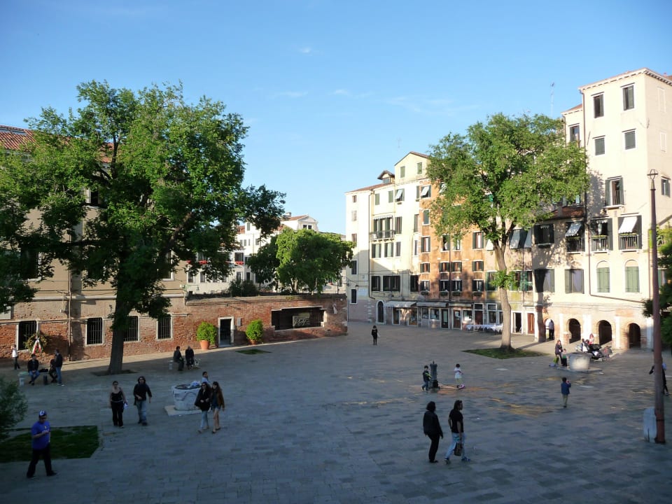 Blick aus unserem Zimmer Hotel Locanda del Ghetto