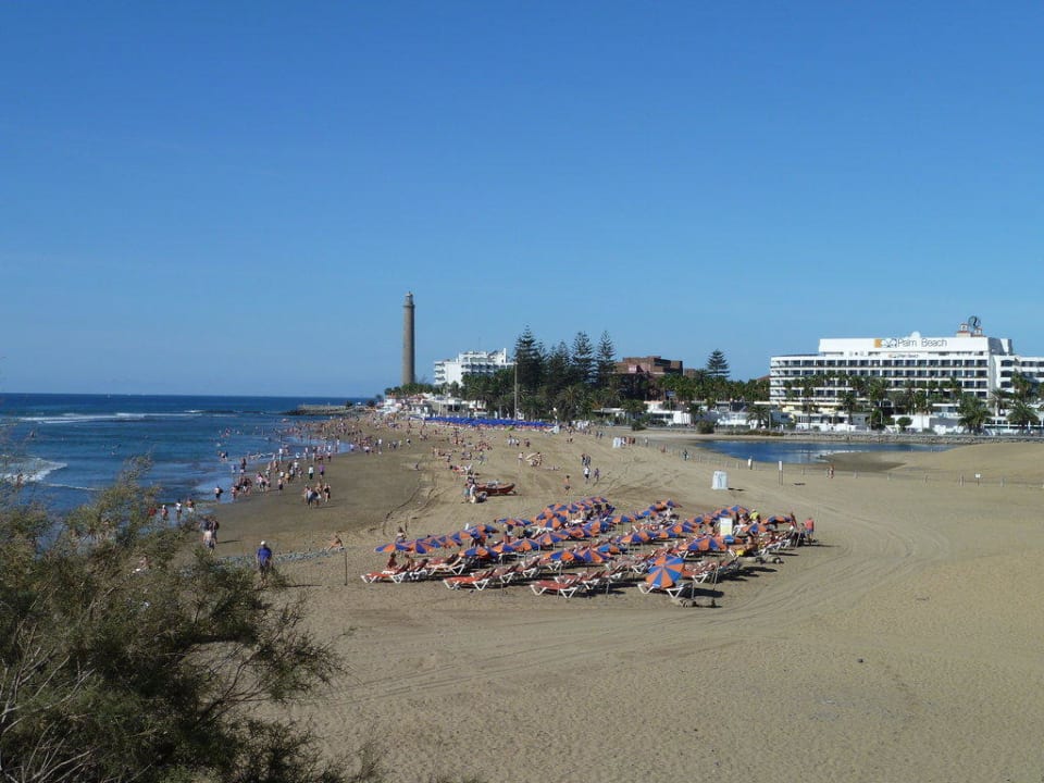 Blick von den Dünen Hotel Riu Gran Canaria