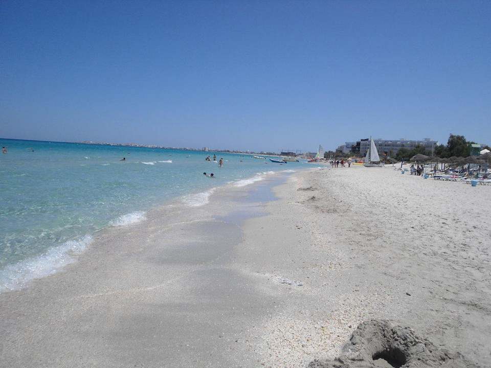 Langer Sandstrand Hotel El Mouradi Cap Mahdia