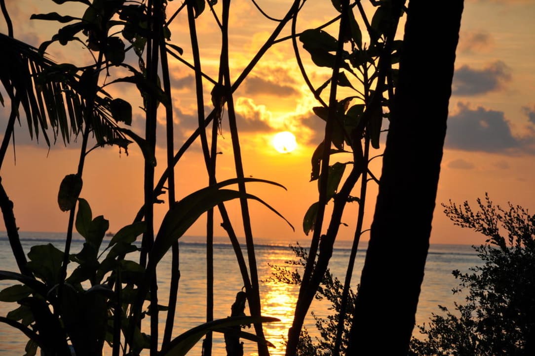 Sonnenuntergang Meeru Maldives Resort Island