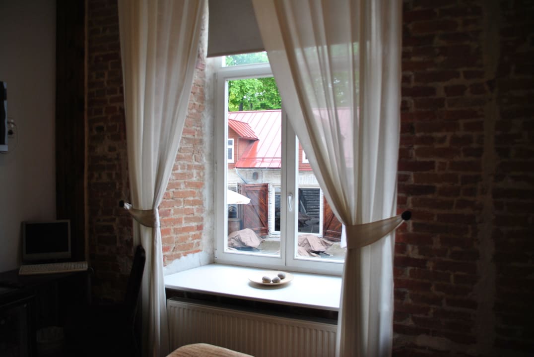 Ausblick auf den Innenhof Hotel Von Stackelberg