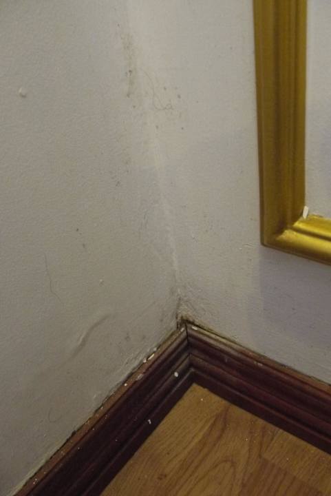 Mould in corner of room 602 Hotel Thaison Palace
