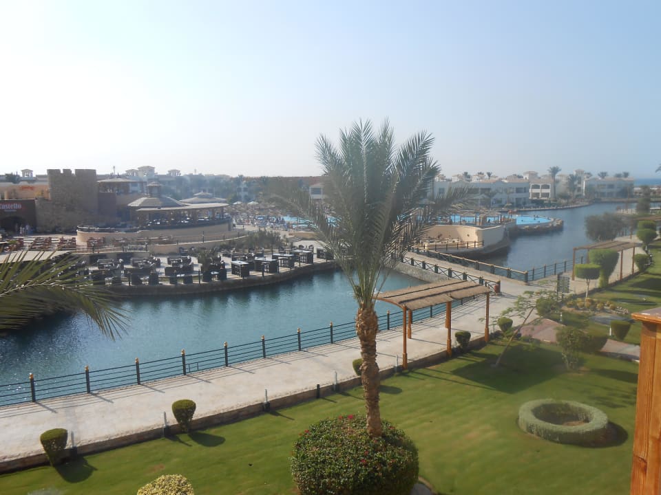 Blick vom Balkon Pickalbatros Dana Beach Resort - Hurghada