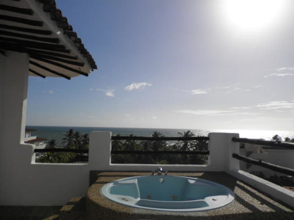 Unsere Terrasse Hotel Isla Caribe Beach