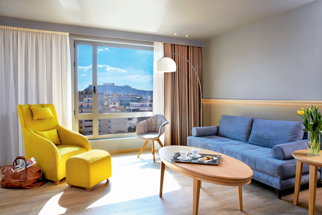 Executive Suite Acropolis view Wyndham Grand Athens