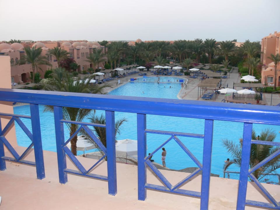 Blick vom Balkon Jaz Makadi Oasis Resort