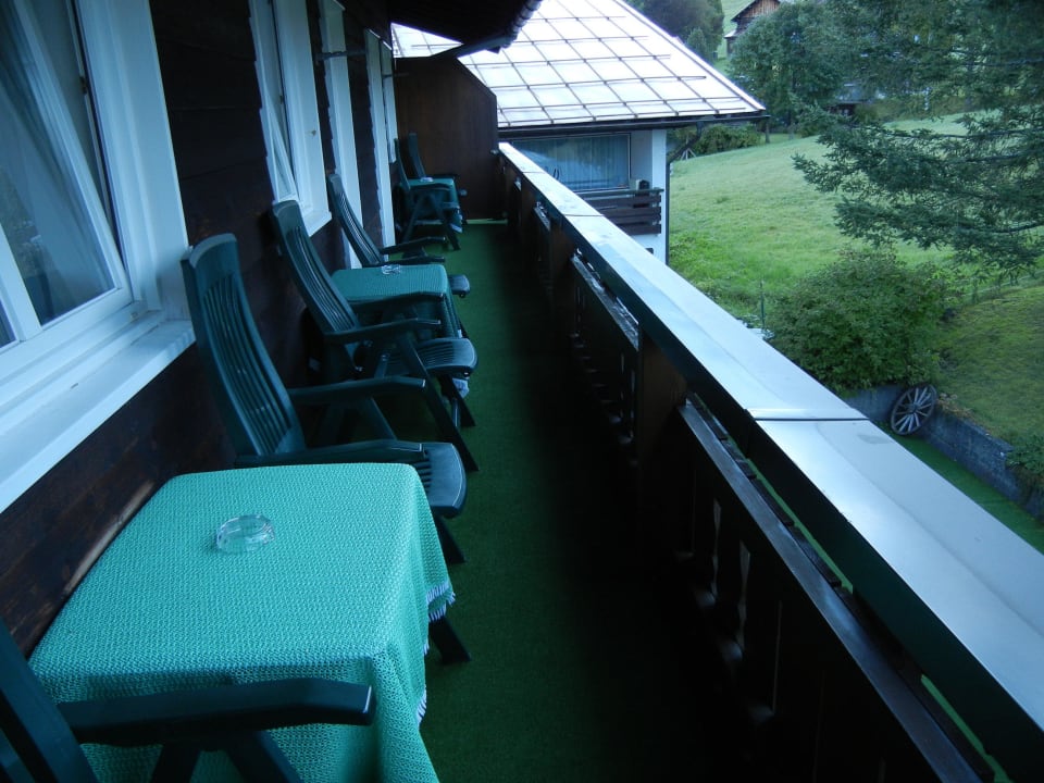 Gemeinschaftsbalkon Hotel Garni Fels