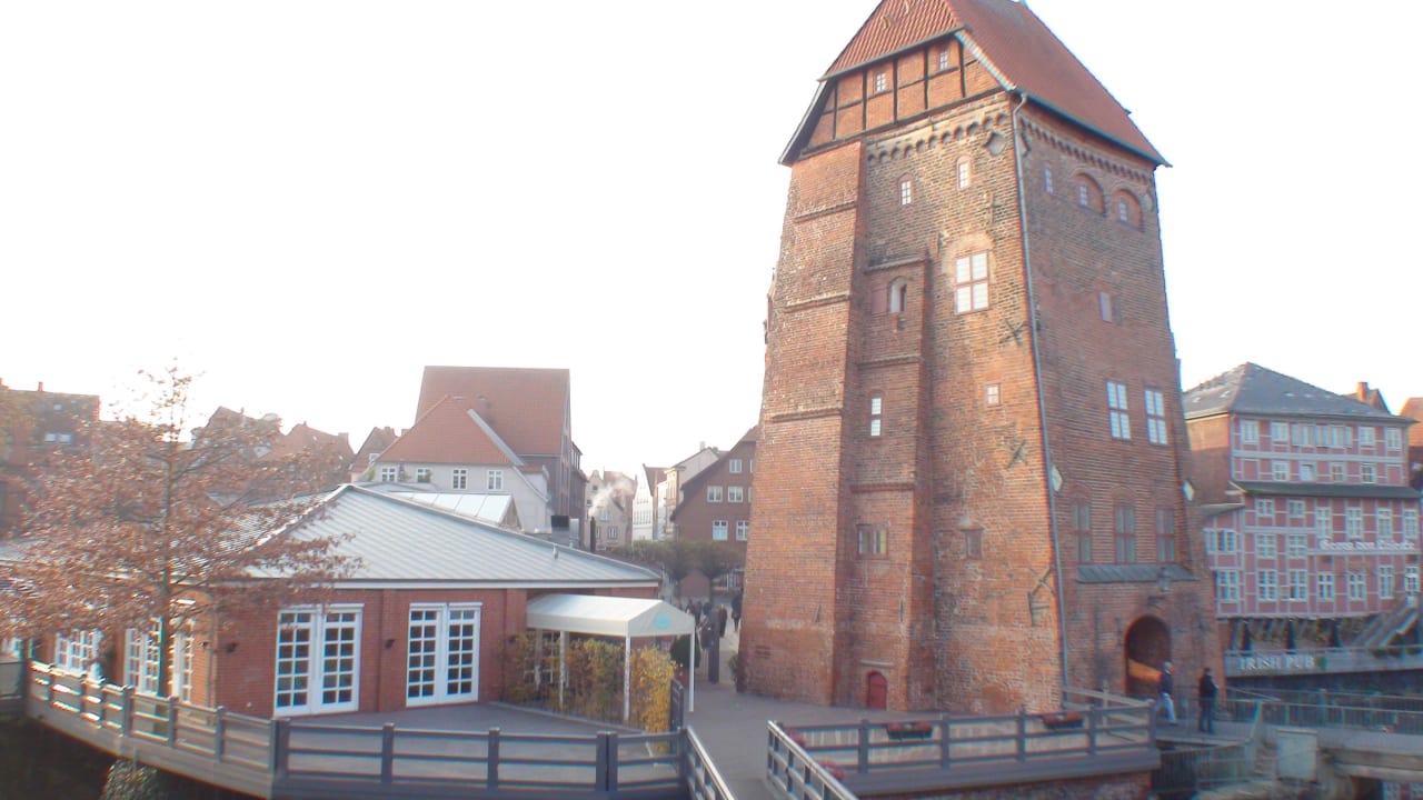 Blick aus dem Hotelzimmer in Richtung Altstadt Bergström Hotel Lüneburg
