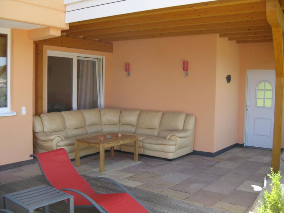 Sitzecke Terrasse Oase Anitas Ferienhaus