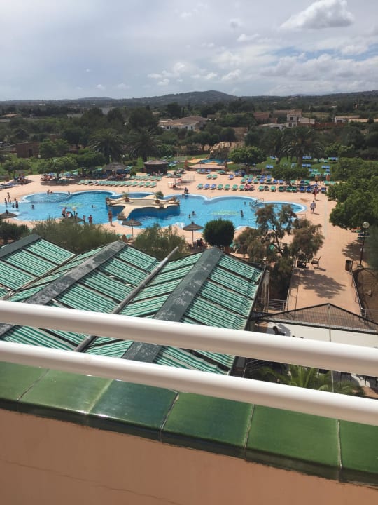 Ausblick vom Balkon Hotel Mariant Park