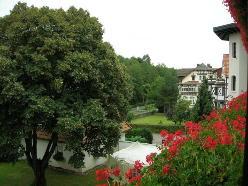 Blick vom Bakon eines Einzelzimmers Mühl Vital Resort