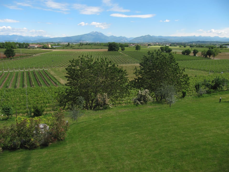 Aussicht aus unserem Zimmer Agriturismo Corte Zenati