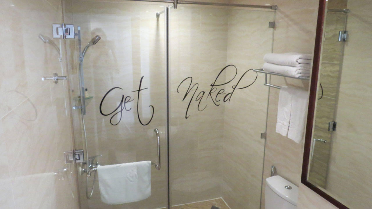 Badezimmer Sanouva Hotel