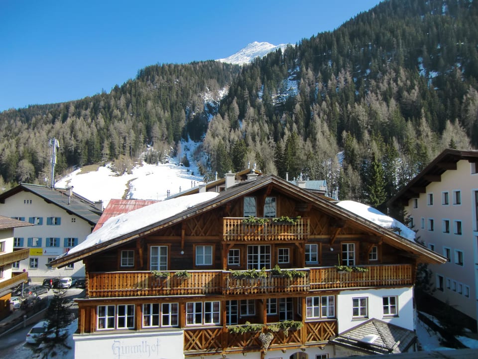 Ausblick vom Balkon Hotel Grieserin