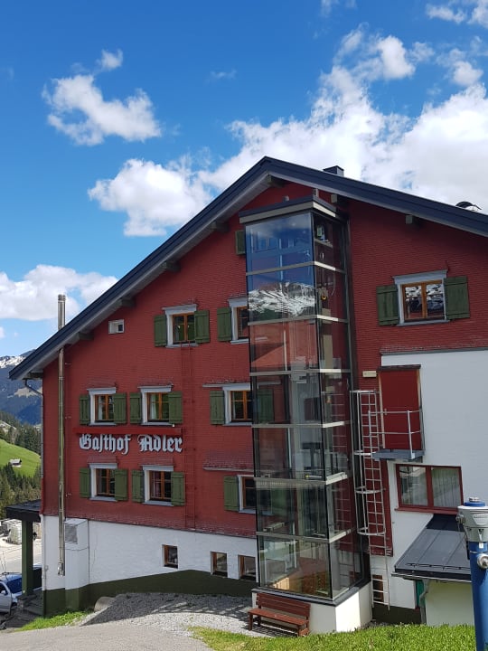 Außenansicht Adler Damüls Hotel Gasthof