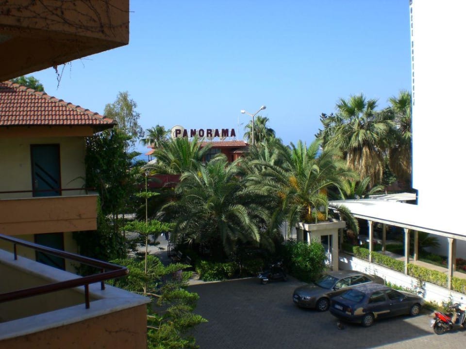 Blick vom Balkon Hotel Panorama
