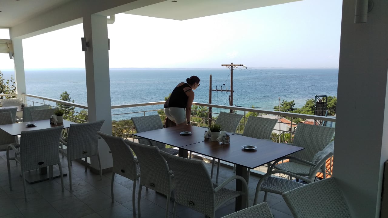 Blick vom Restaurant Glavas Inn Hotel