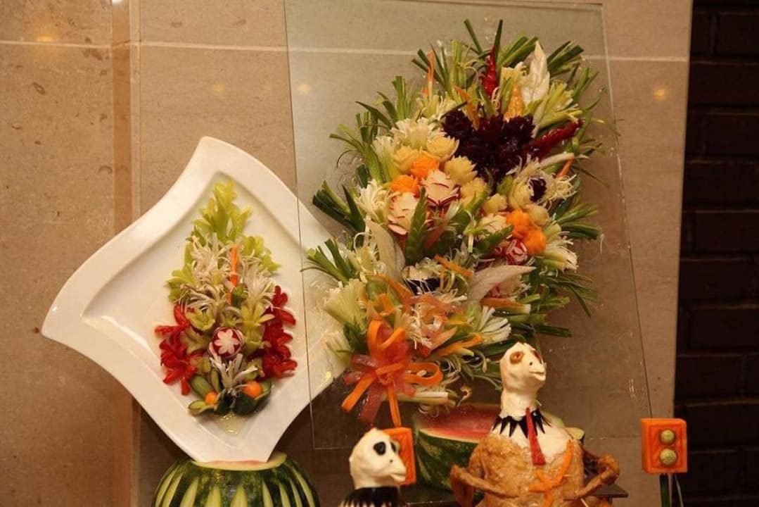 Kunstwerke aus Gemüse Rixos Premium Tekirova