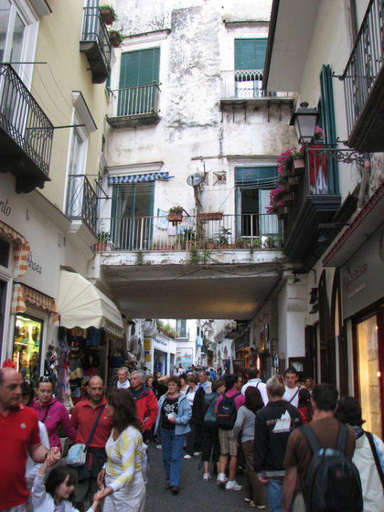 Straße des Hotel im Zentrum Hotel Amalfi