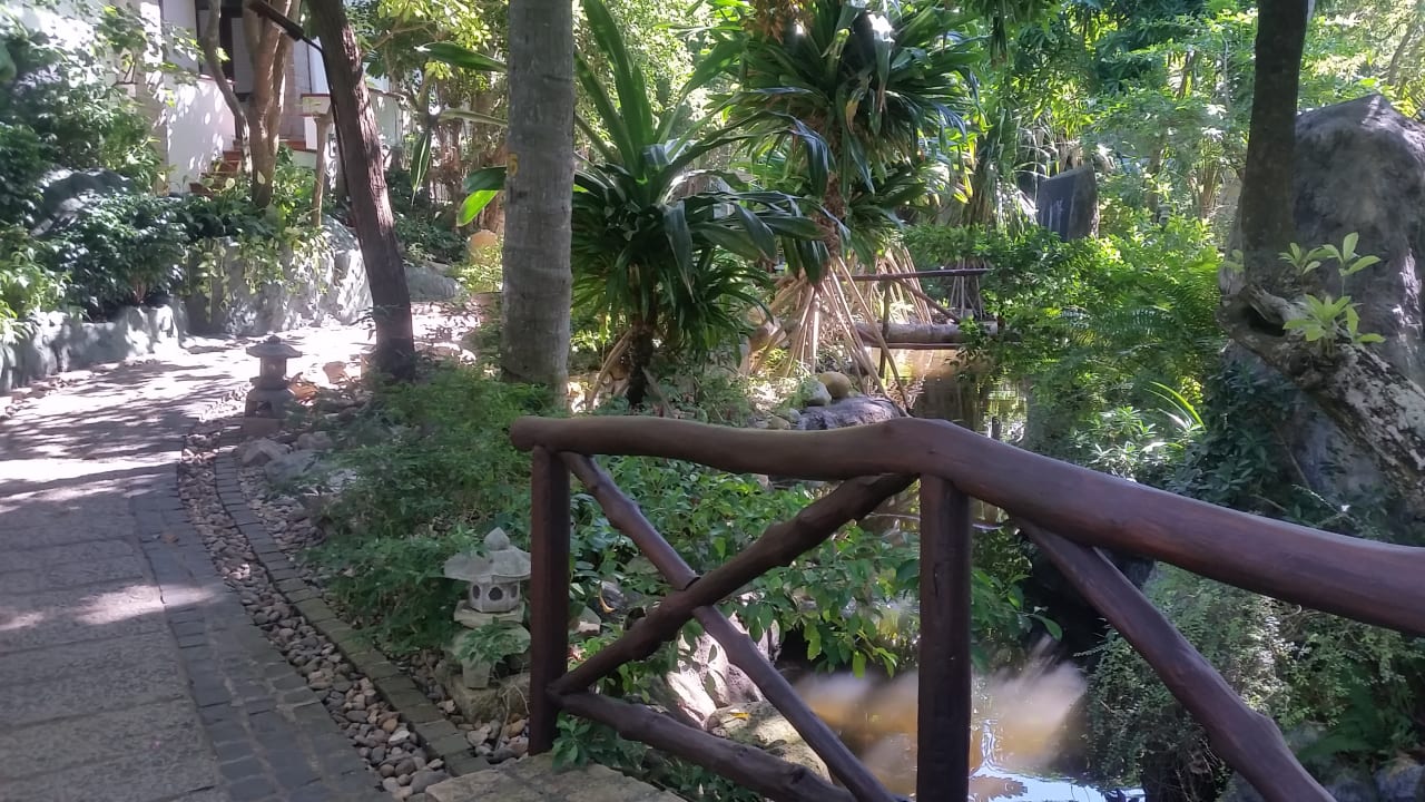Gartenanlage Hoang Ngoc Beach Resort
