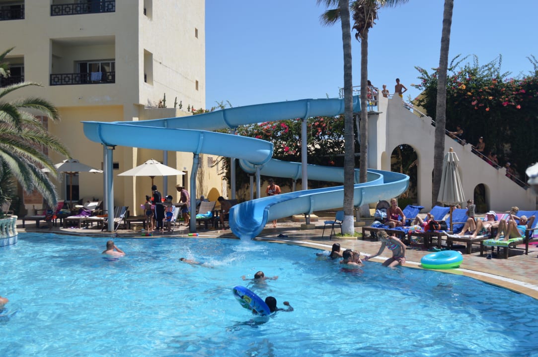 Pool mit Rutsche Hotel Paradis Palace