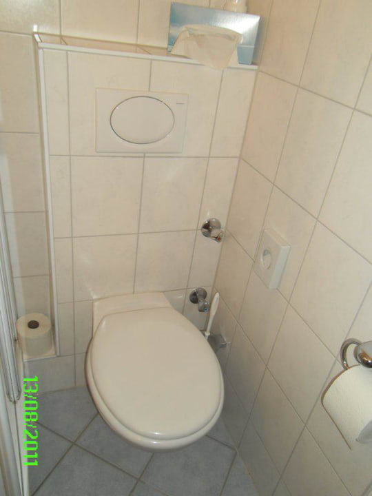 Saubere Toilette Strandhotel