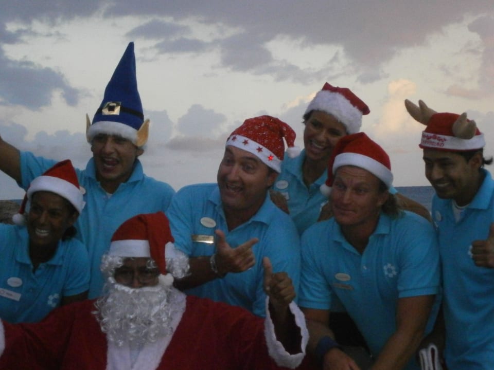 Weihnachtsmann und Elfen Grand Oasis Tulum Riviera - All Inclusive
