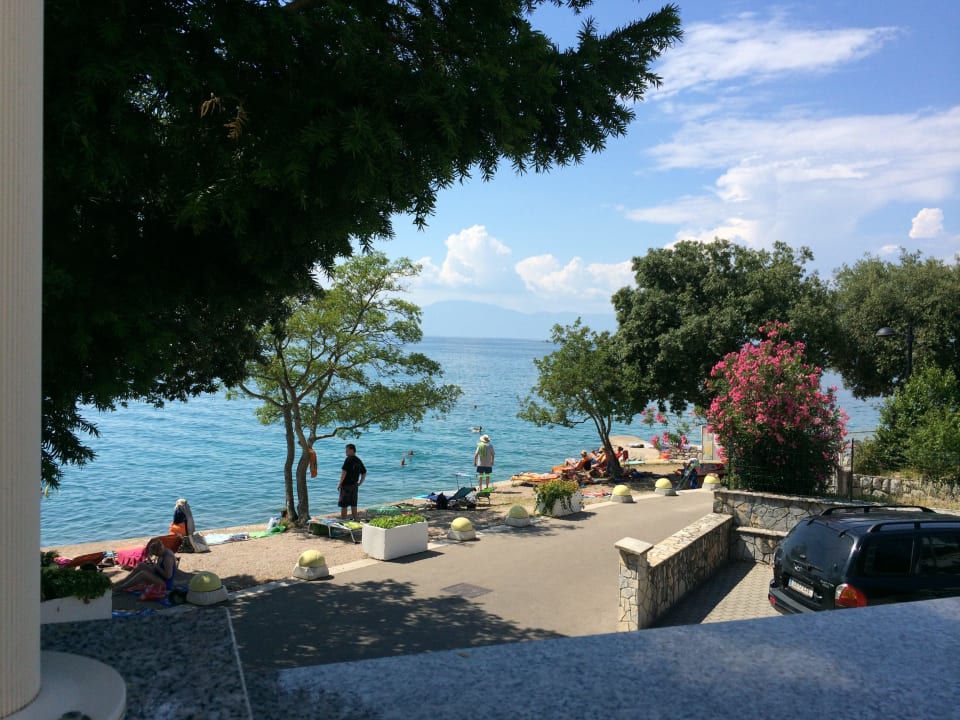 Blick von der Terrasse Apartments & Rooms Milcetic