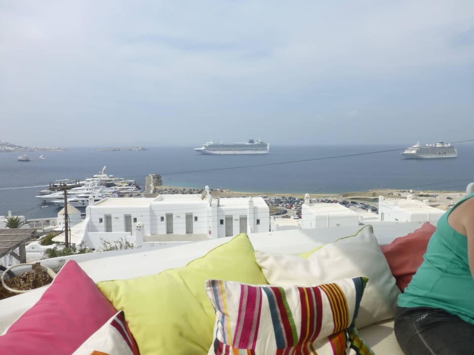 Ausblick von der Bar Mykonos View Hotel