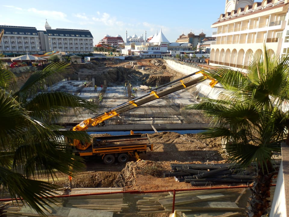 Und weg ist den Ausblick Well Palace Side