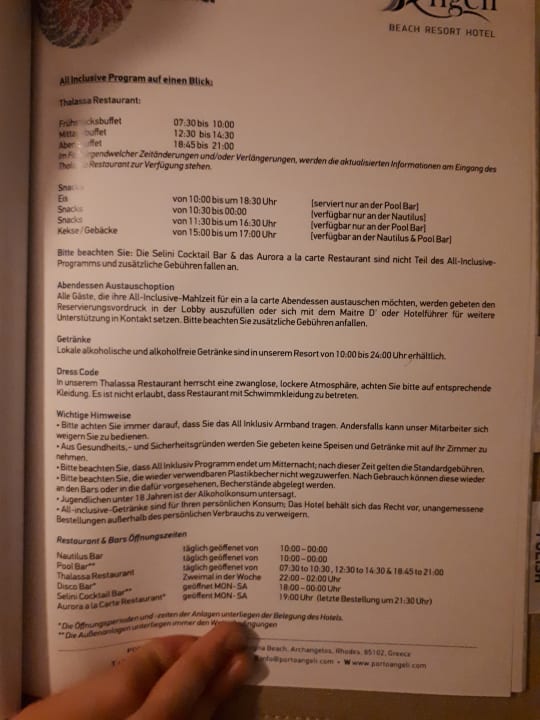 Sonstiges alltoura Club Hotel Porto Angeli Beach Resort