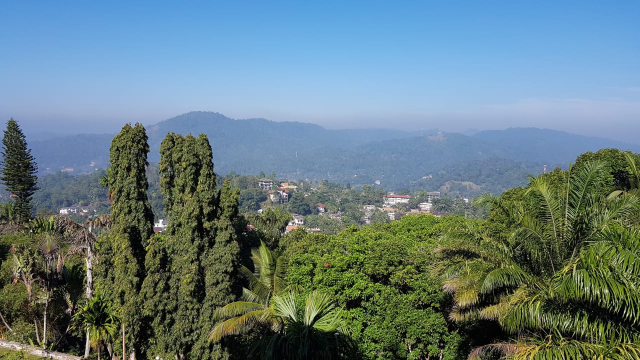 Morgens aus unserem Fenster Hotel Topaz