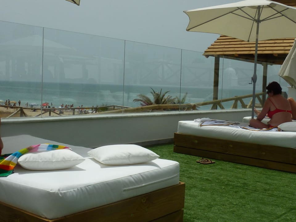 Ausblick von den Liegebetten Hotel Playa de la Luz