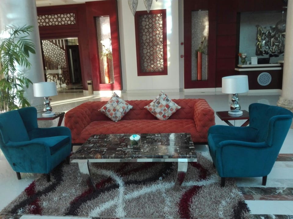 Sehr modern gestaltete Lobby Pickalbatros White Beach Resort - Hurghada