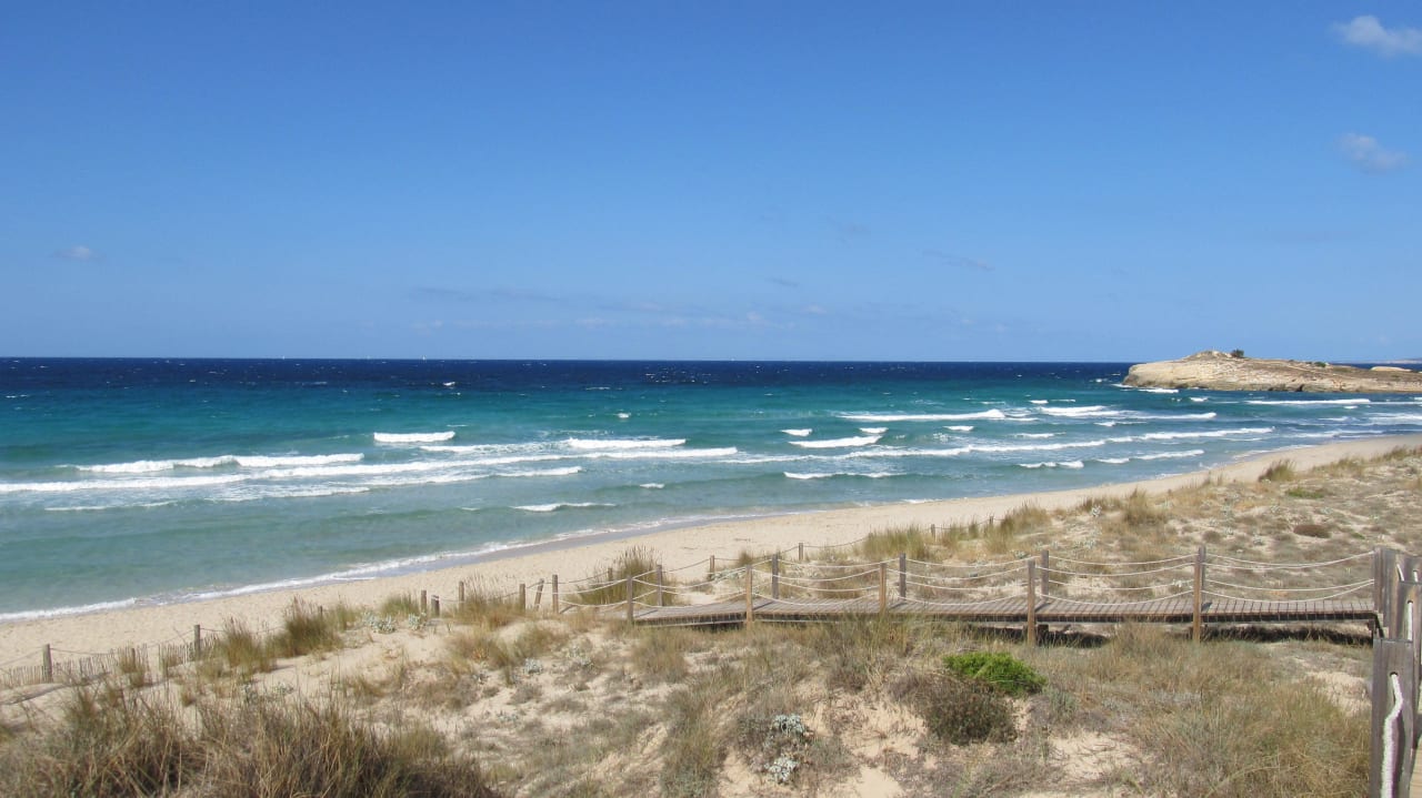 Westlicher Strandabschnitt Son Bou Apartments Mar Blau