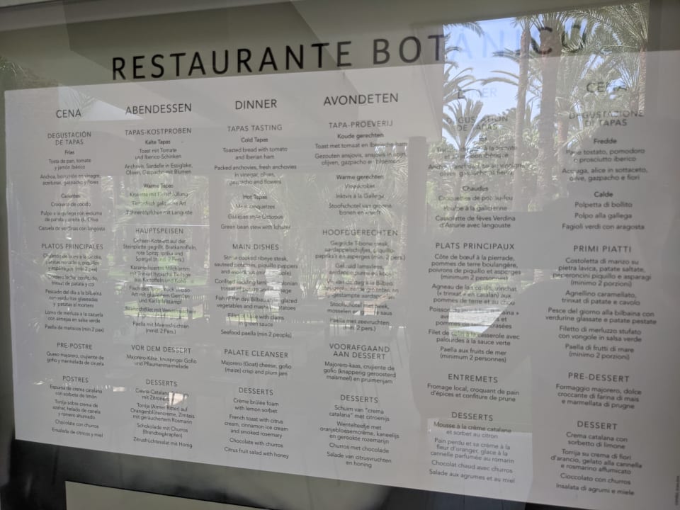 Gastro Hotel Riu Palace Oasis