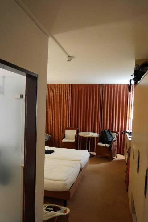 Von der Zimmertür aus. Dünenhotel Alt-Rantum