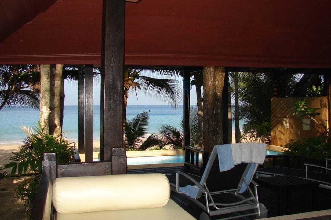 Terrasse von Beach Front Pool Villa 109 Andaman White Beach Resort