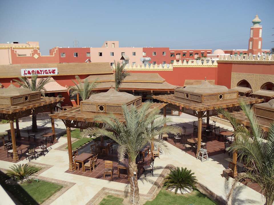 Restaurantterrasse Pickalbatros Alf Leila Wa Leila Resort - Neverland Hurghada