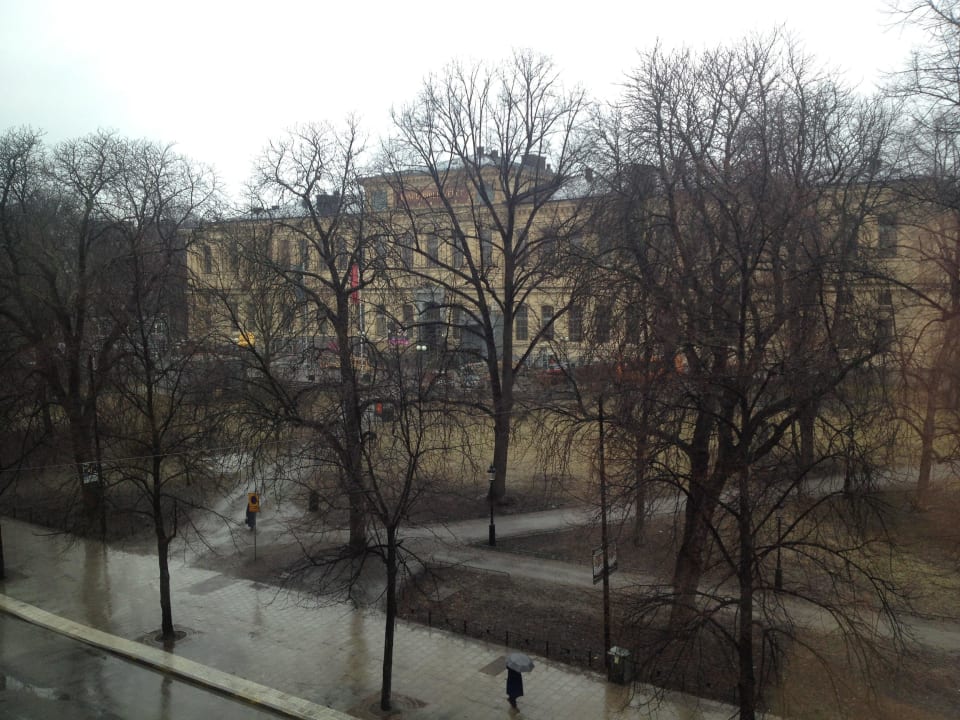 Aus dem Zimmer Richtung Bibliothek Scandic Hotel Anglais